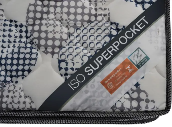 COLCHAO ORTOBOM ISO SUPER POCKET 158X198X25 - Imagem 2