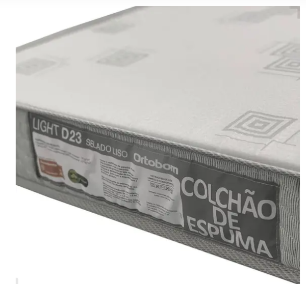 COLCHAO LIGHT D23 LISO 138X188X17 - Imagem 3